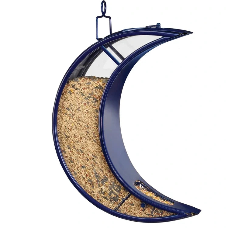 Over the Moon Fly-Thru Bird Feeder