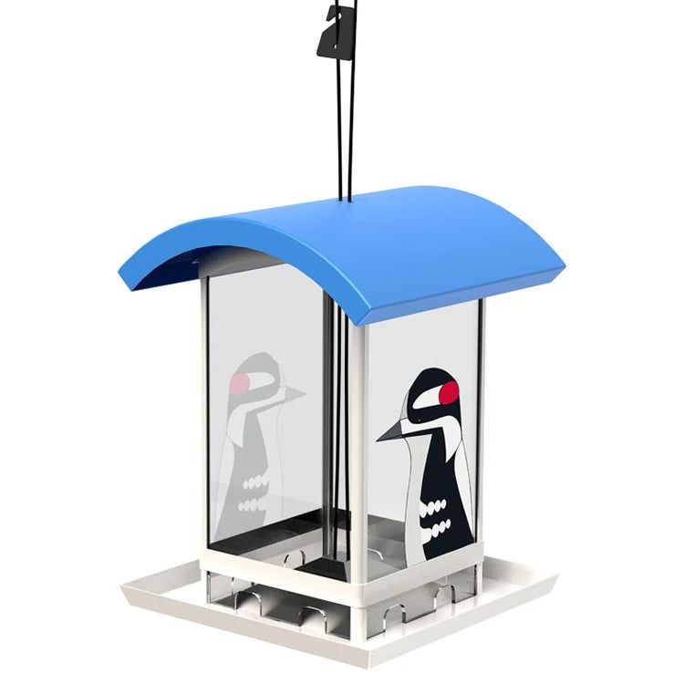 Audubon Eggpicnic Square Metal Seed Feeder