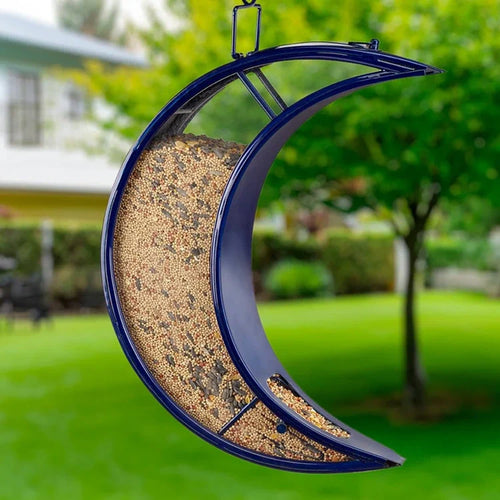 Over the Moon Fly-Thru Bird Feeder