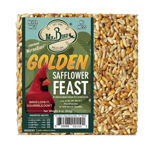 Mr. Bird Golden Safflower Feast Block Small, Set of 3