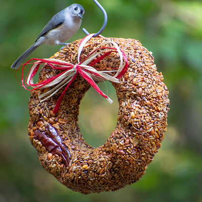 Mr. Bird Flaming Hot Feast Bird Seed Wreath