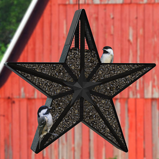 Barn Star Sunflower Bird Feeder