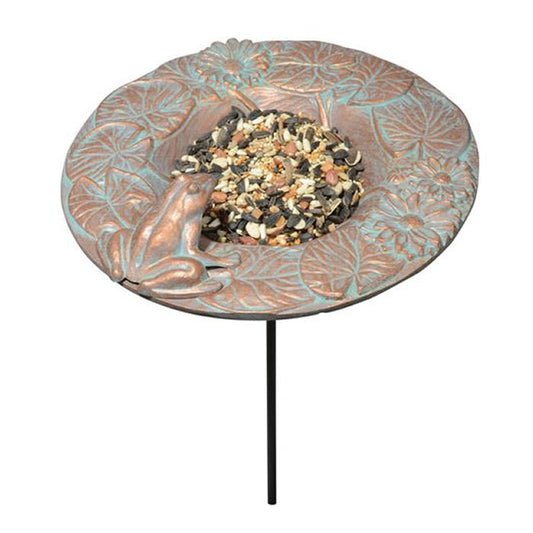 Frog Garden Bird Feeder