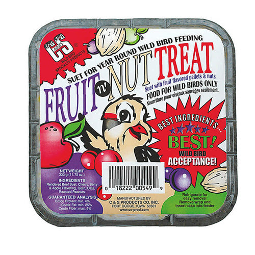 Fruit n' Nut Treat Suet Cakes, Set of 4 or 12