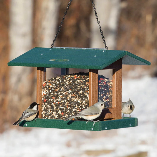 Duncraft 4-Sided Classic Hopper Bird Feeder