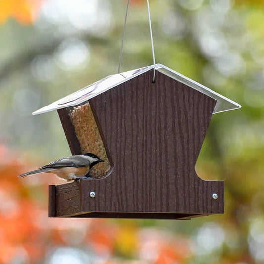 Duncraft Heritage Hopper Bird Feeder, Milwaukee Brown