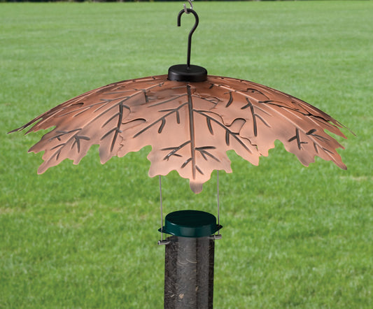 18" Copper Leaf Baffle