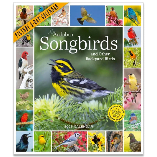 Audubon Songbirds Picture-A-Day Wall Calendar 2026