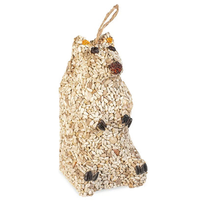 Snow Bear Wild Bird Seed Feeder