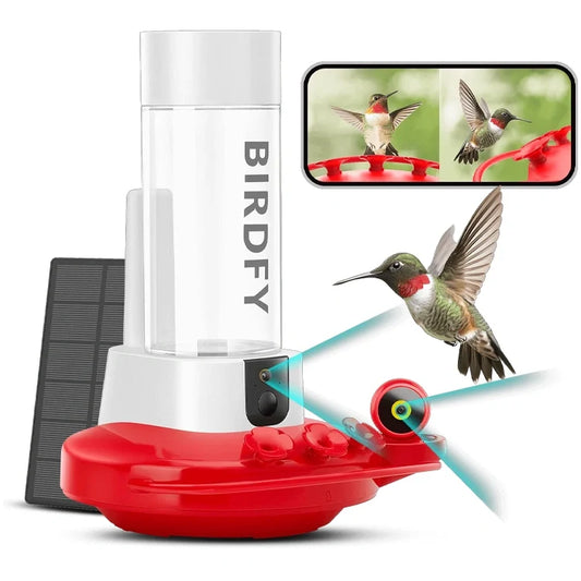Birdfy Hum Feeder DUO Hummingbird Feeder with Dual Camera