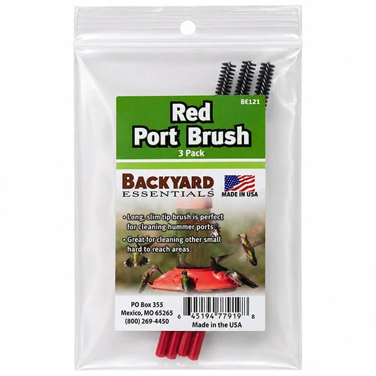 Red Port Brush 3 Pack