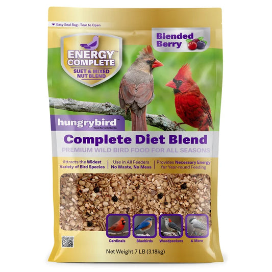 Complete Diet Blended Berry Suet & Mixed Nut Blend, 7-lb bag