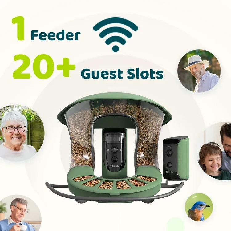 Birdfy Feeder 2 Duo - Bird Feeder with Camera