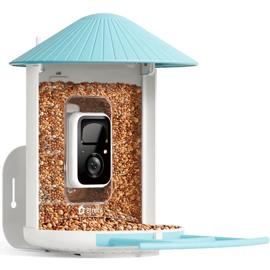 Birdfy Blue Bird Feeder 1 with Camera