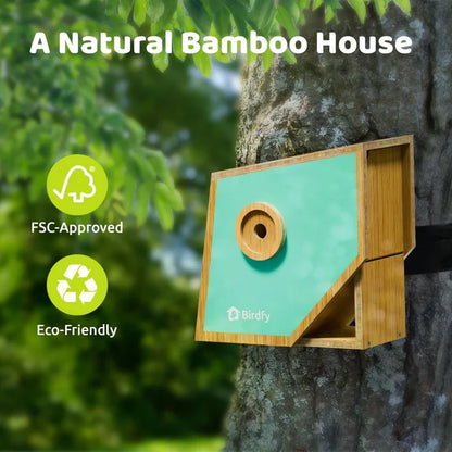 Birdfy Nest Polygon - Smart Birdhouse with Camera