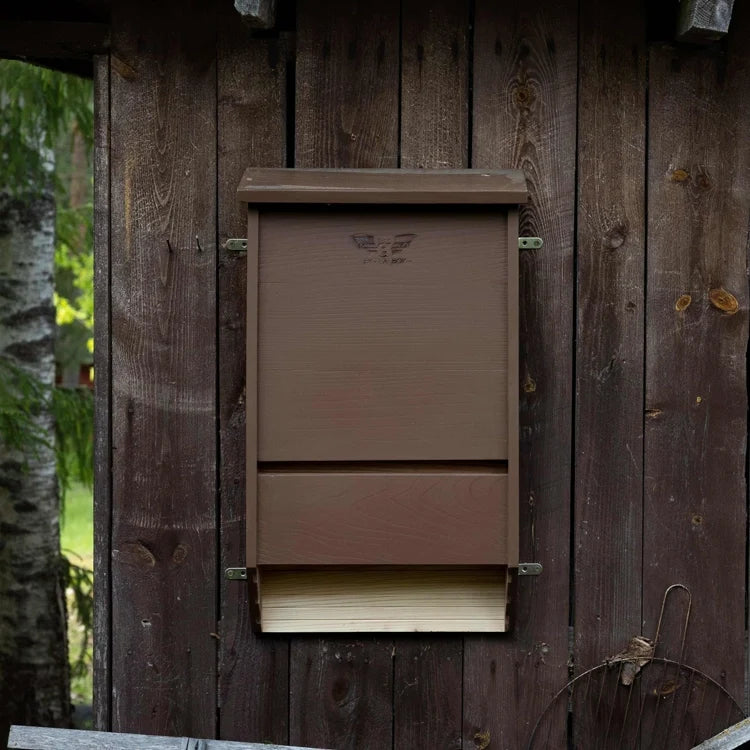 Three-Chamber Bat House, Brown