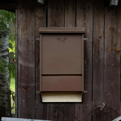 Three-Chamber Bat House, Brown