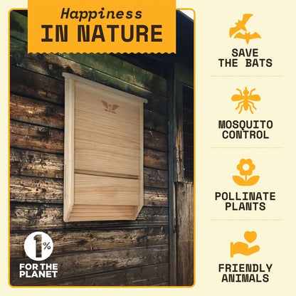 Three-Chamber Bat House, Cedar