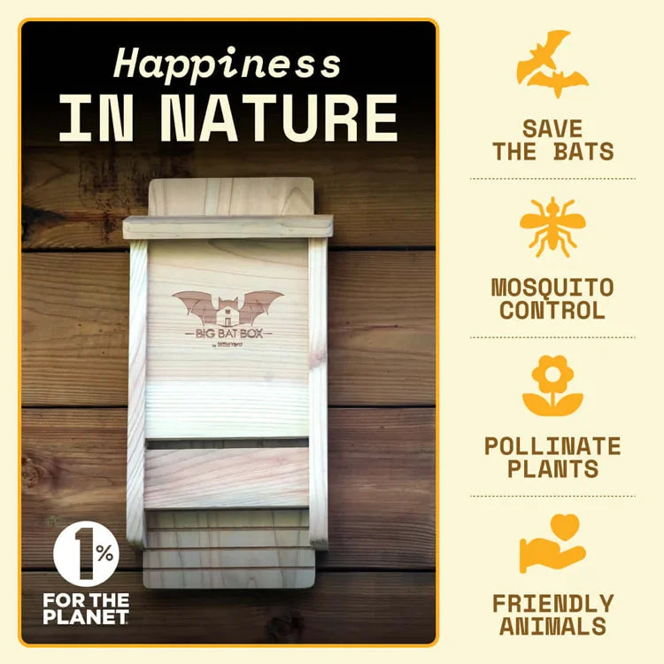 Single Chamber Bat House, Cedar