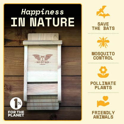 Single Chamber Bat House, Cedar