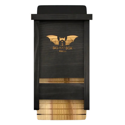 Single Chamber Bat House, Black