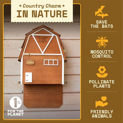 Big Bat Barn 3 Chamber Premium Cedar, Brown