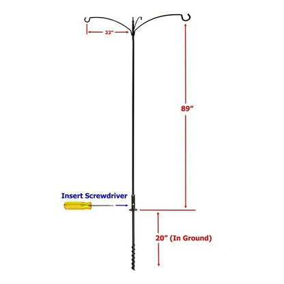 3 Arm Extended Reach Bird Feeding Station