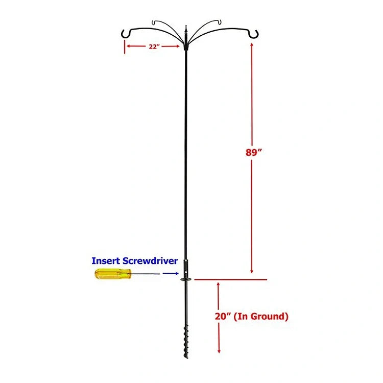 4 Arm Extended Reach Bird Feeding Station