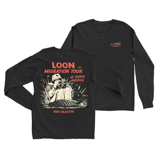Loon Migration Tour Long Sleeve Tee, Black