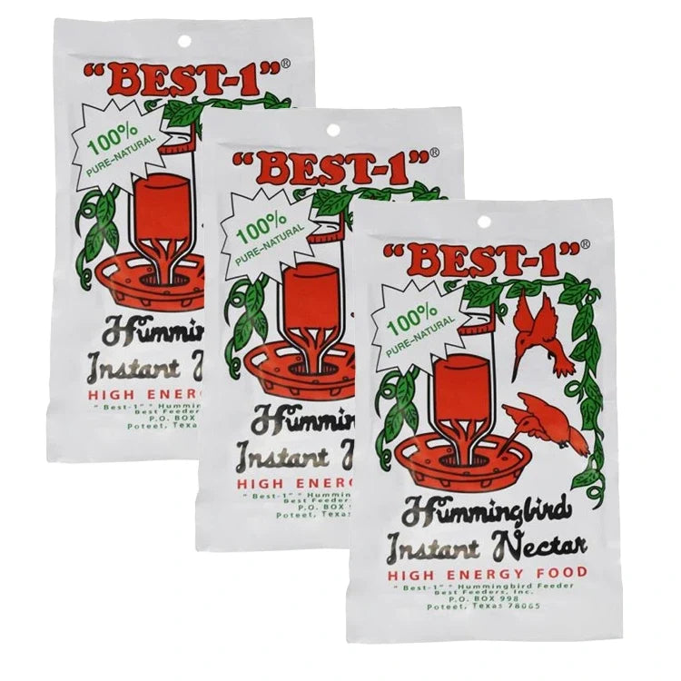Best-1 Hummingbird Nectar Packets, Set of 3