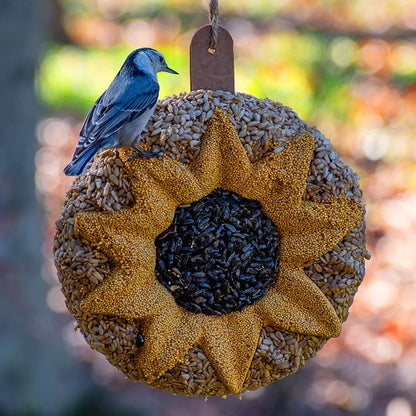 Sunflower Seed Wreath