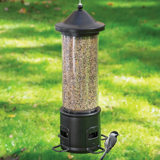 Squirrel Shield Choice Metal Bird Feeder