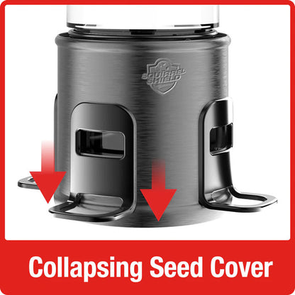 Squirrel Shield Choice Metal Bird Feeder