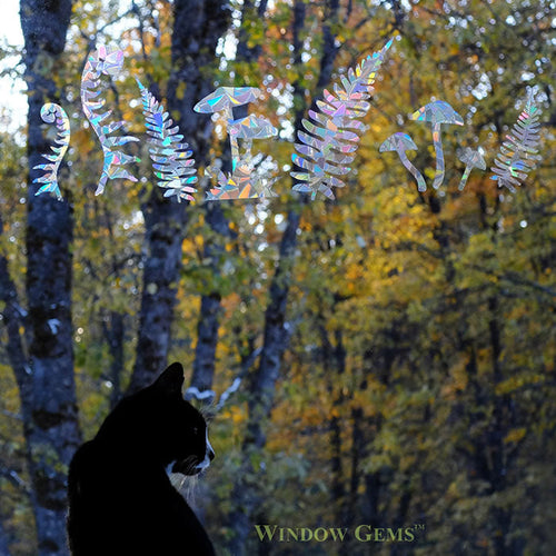 Woodland Mix Window Gems, Set of 9