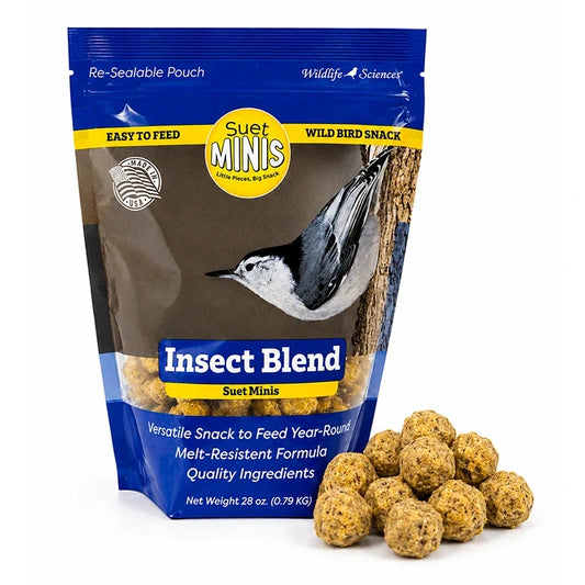 Insect Blend Suet Minis, Set of 4 or 8 Bags