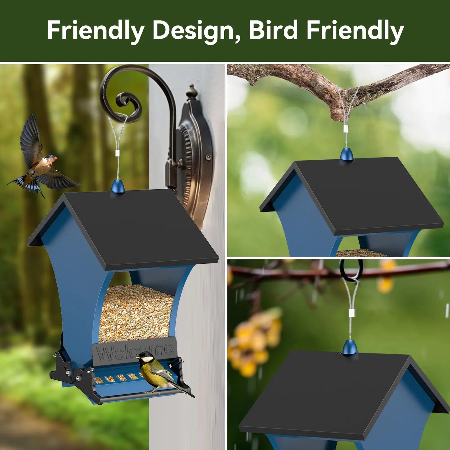 5LB Squirrel Proof Bird Feeder