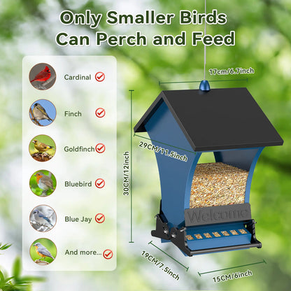5LB Squirrel Proof Bird Feeder
