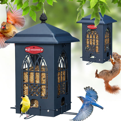 Weight Activated Squirrel Proof Bird Feeder(Upgraded Version)
