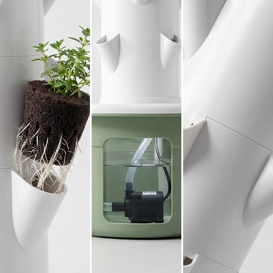 Smart Automated Hydroponic Herb Garden System