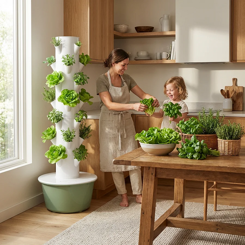 Smart Automated Hydroponic Herb Garden System
