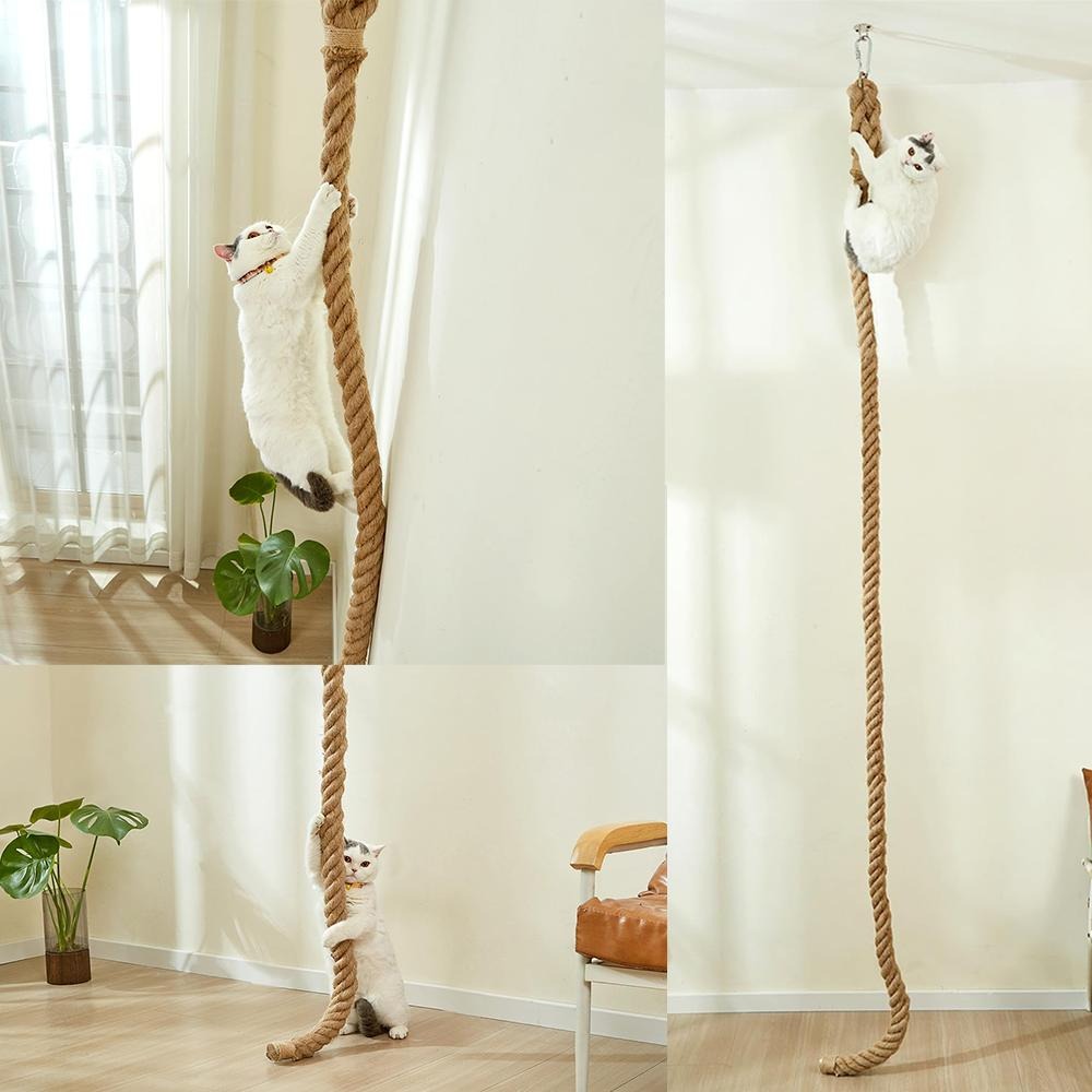 3m Wall‑Mounted Sisal Cat Climbing Rope